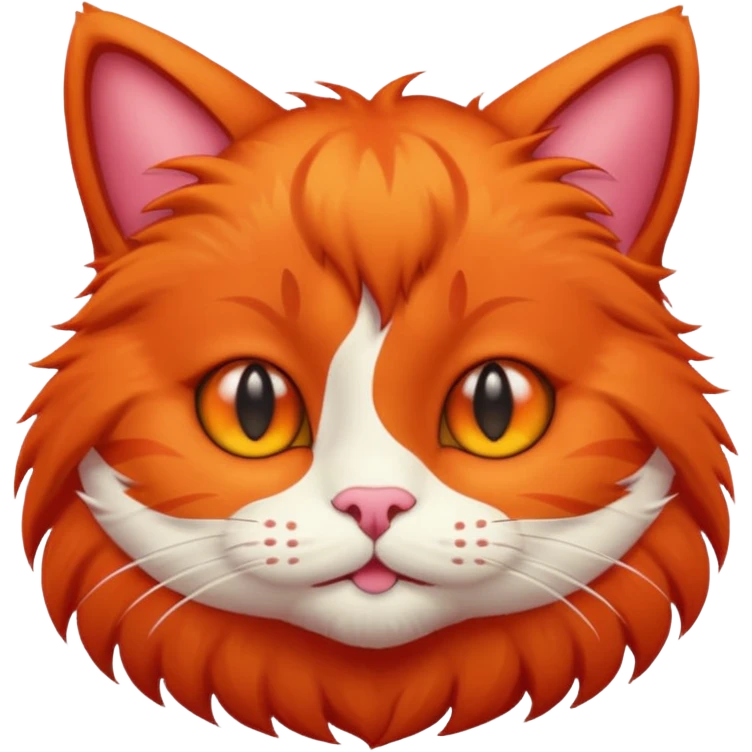 red cat emoji
