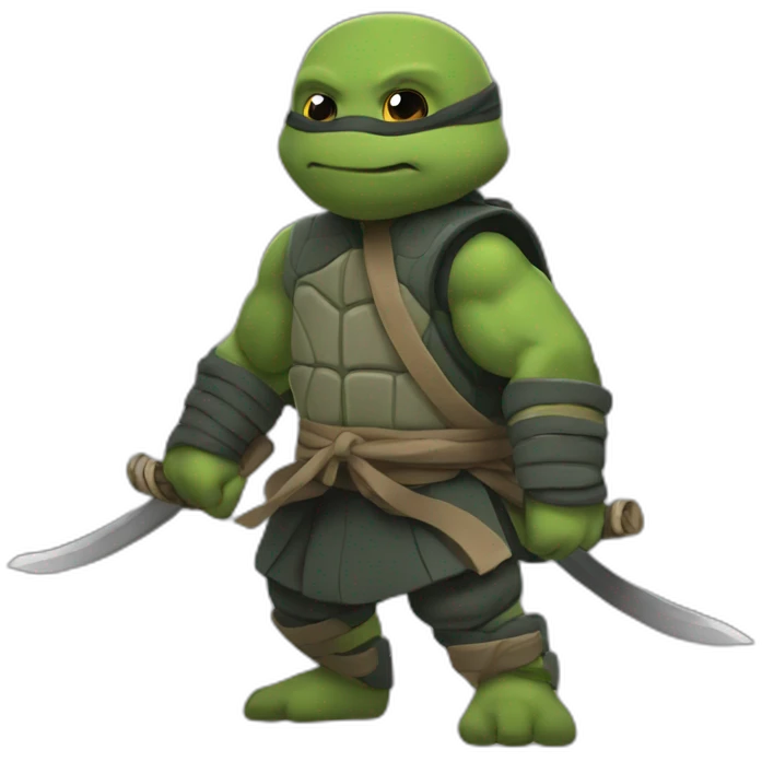 Tortue ninja emoji