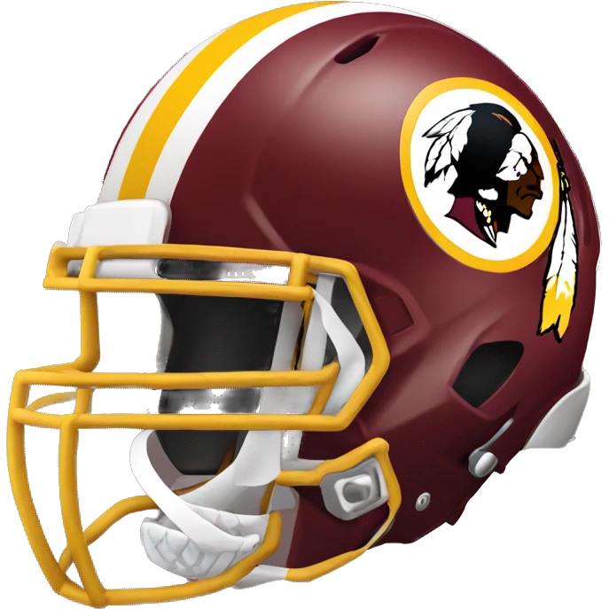 Redskins football helmet emoji