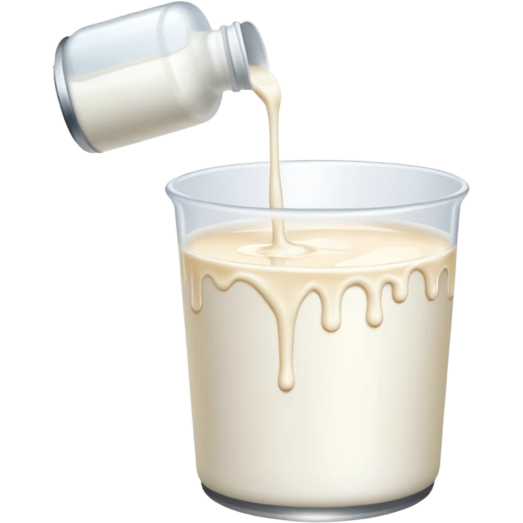 Hand dripping milk emoji
