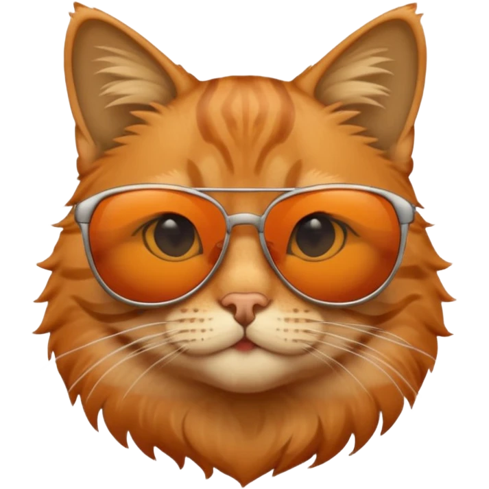 Cat wearing sunglasses emoji