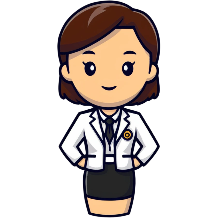 Woman working in office, professional emoji
