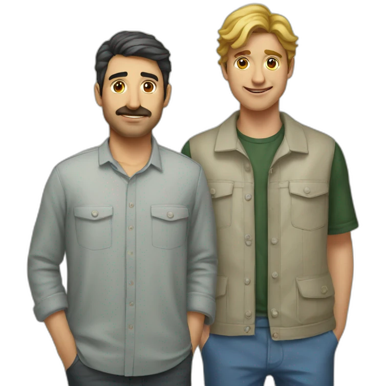 Gavi y Pedri emoji