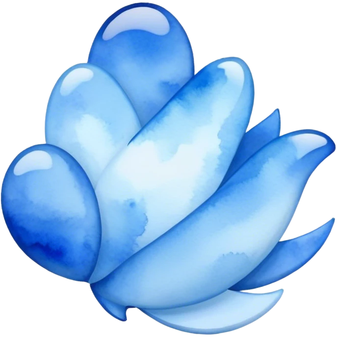 Blue emoji