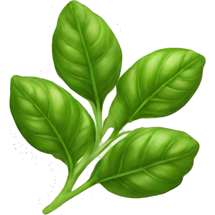 basil leaves emoji