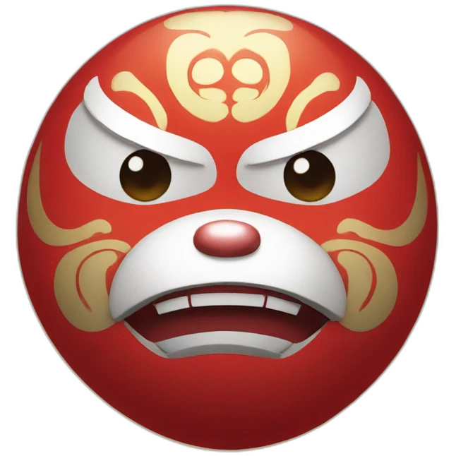 Daruma emoji