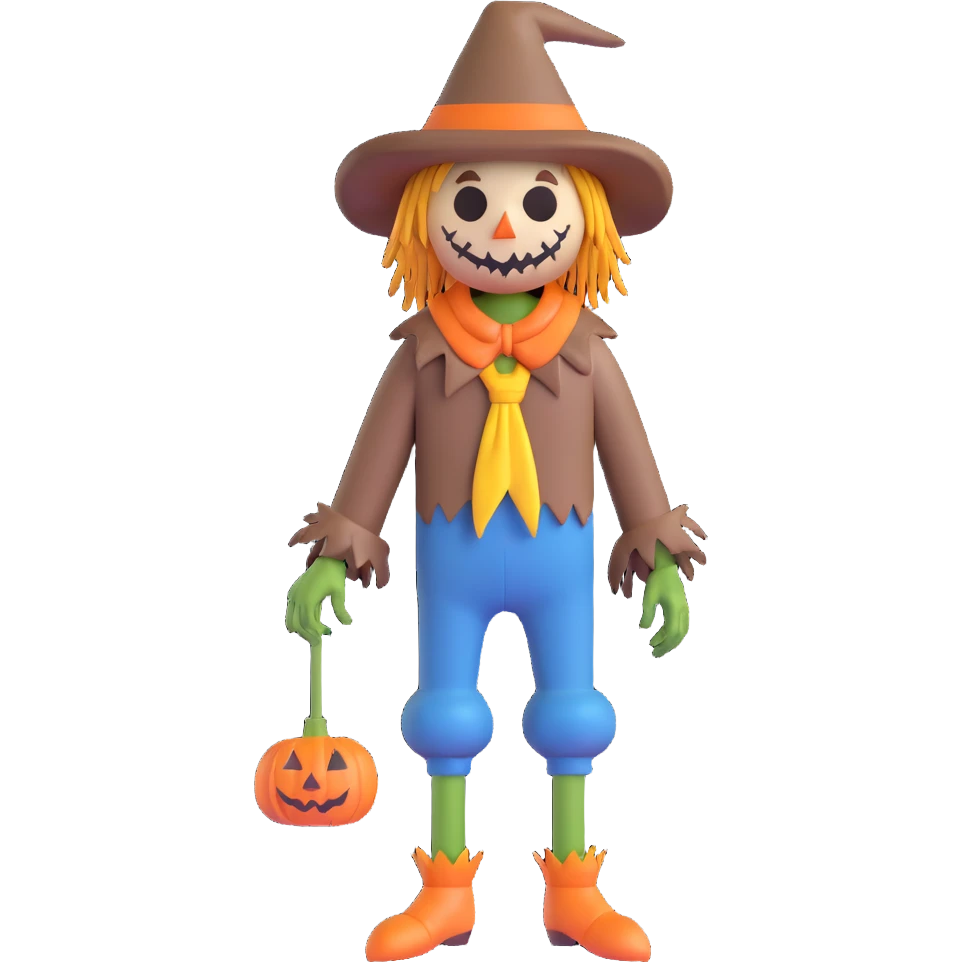 scary scarecrow boy emoji