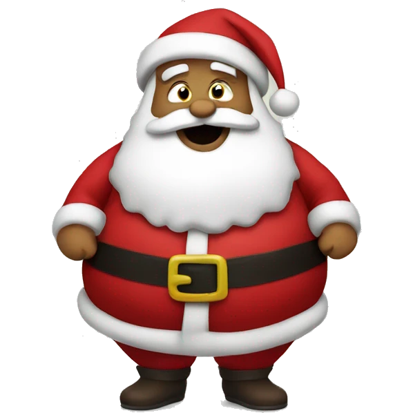 Fat Santa  emoji