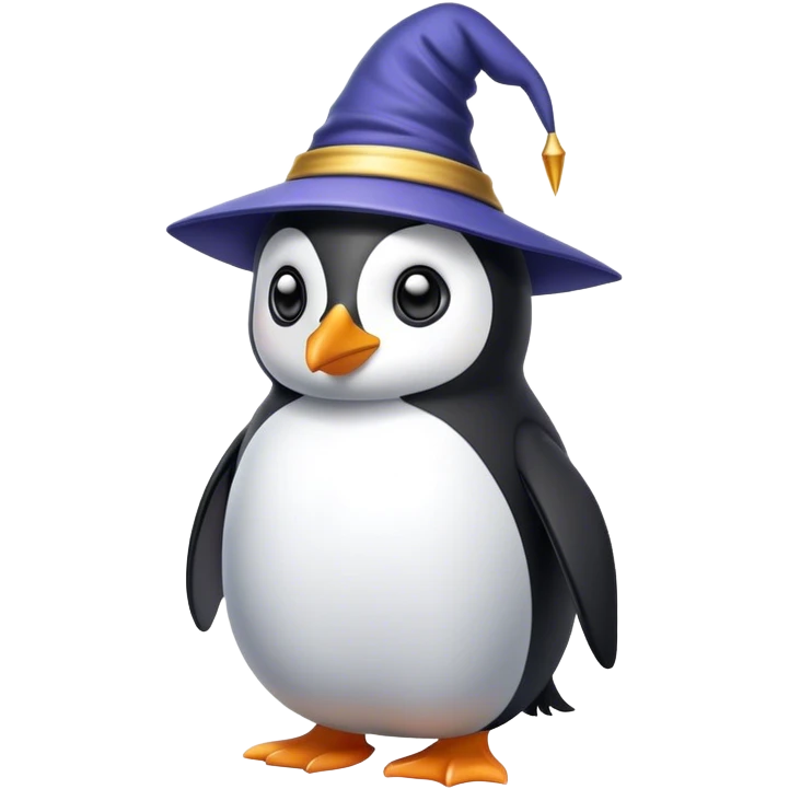 Wizard penguin  emoji
