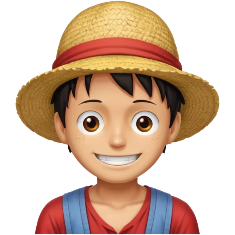Emoji de luffy dans one piece emoji
