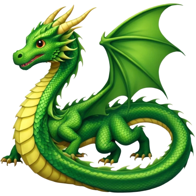green dragon tail emoji