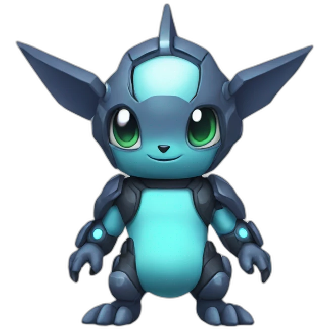 tiny cyber pokemon full body emoji