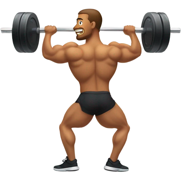 man butt workout emoji