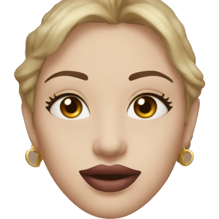 Crema en los labios emoji