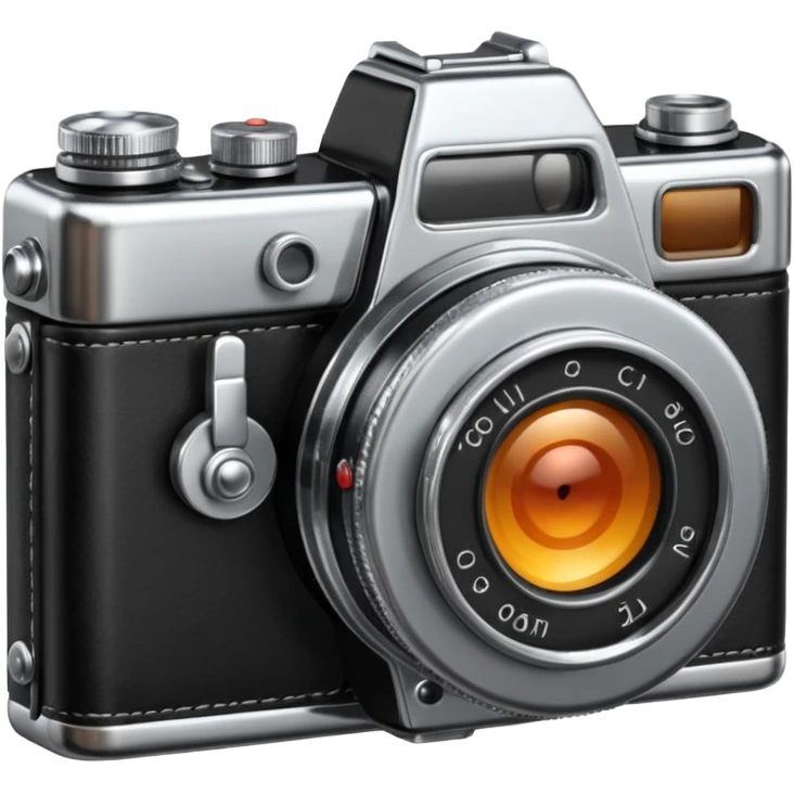 create a cinematic classic camera emoji emoji