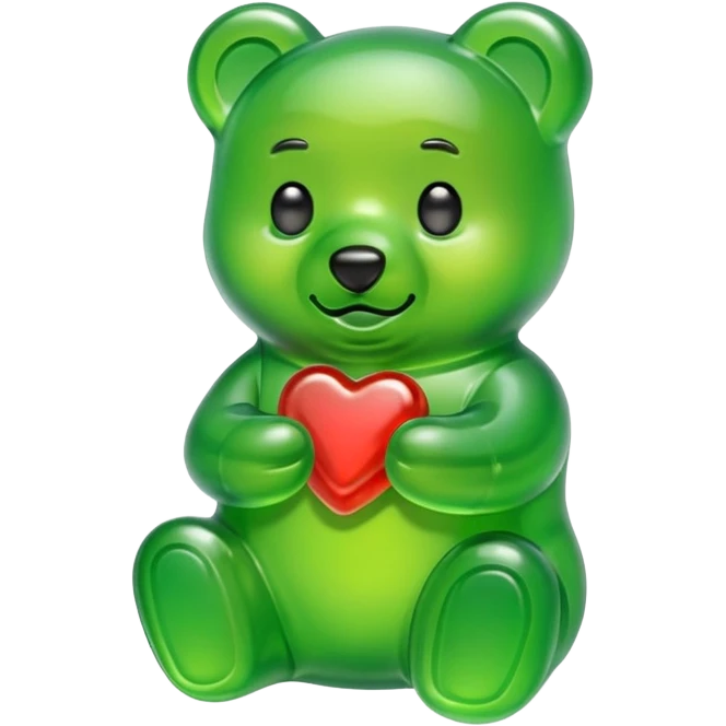 Gummy Bear Green emoji