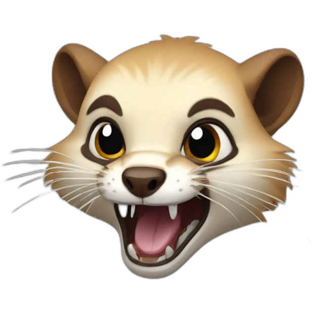 Angry weasel emoji