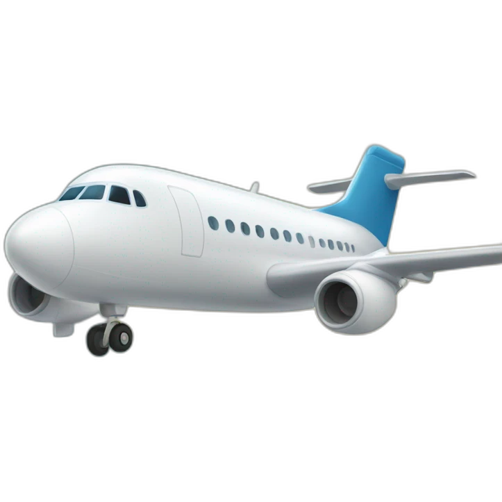 Avion qui rentre dans une tour emoji