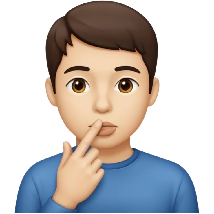 shhhhhh question mark emoji