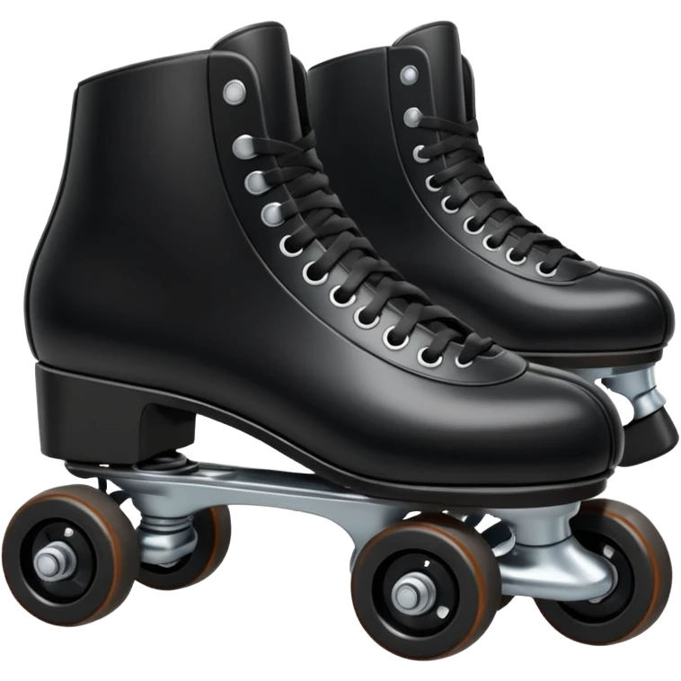 Patines negros  emoji