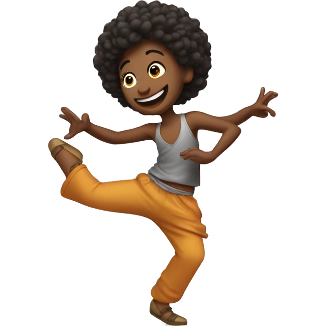 A doy dancing emoji
