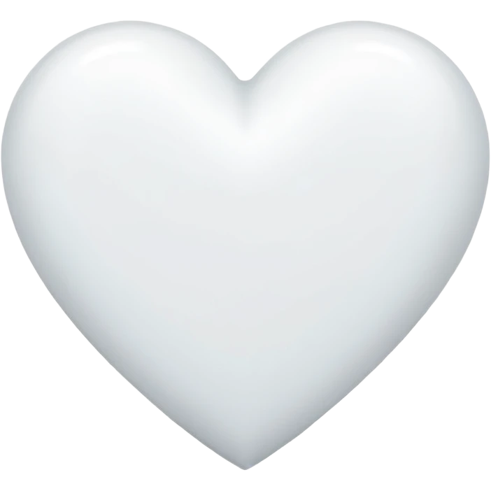 Coração branco  emoji