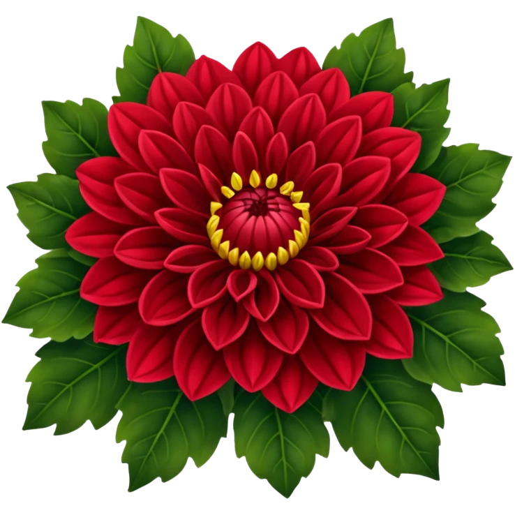 Dahlia red emoji