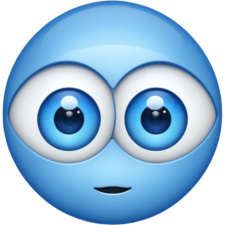 two cartoon eyes together emoji