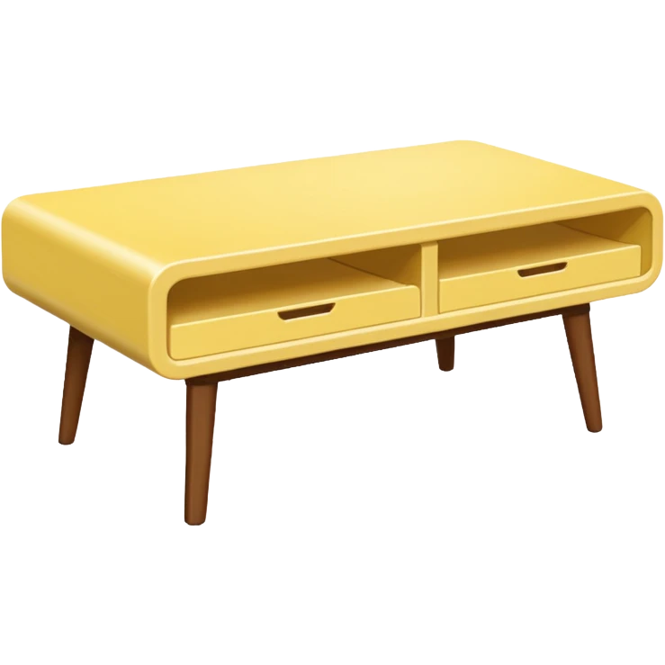 light yellow coffe table
 emoji