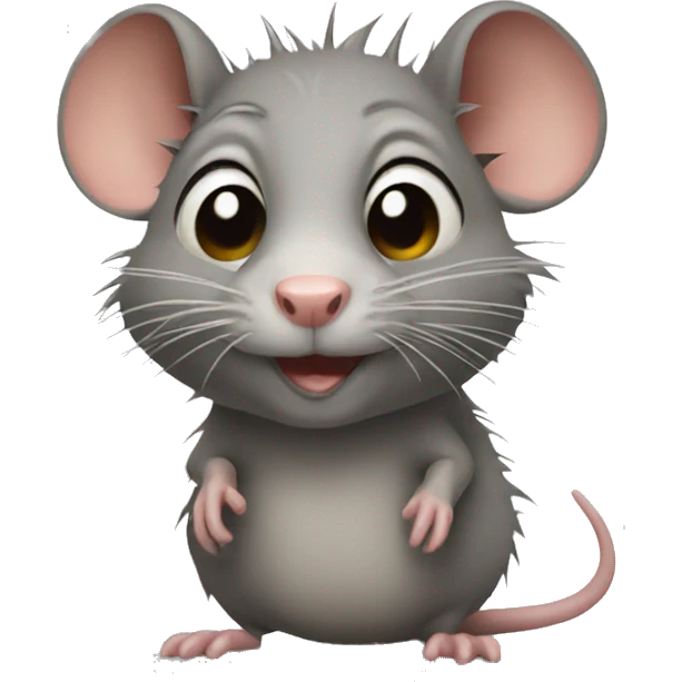 Crusty rat emoji