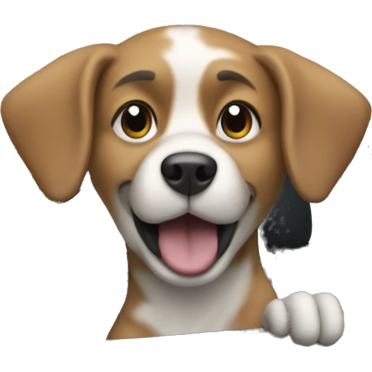 Dog driving a ford focus  emoji