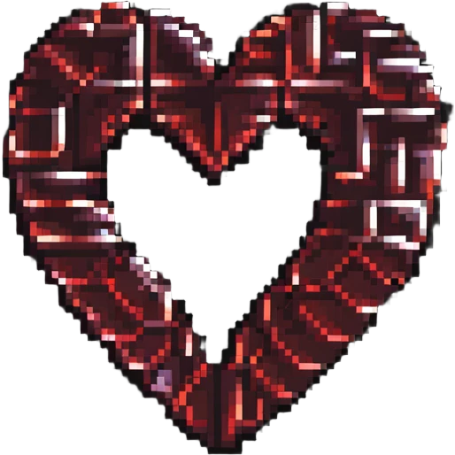 red wine heart emoji