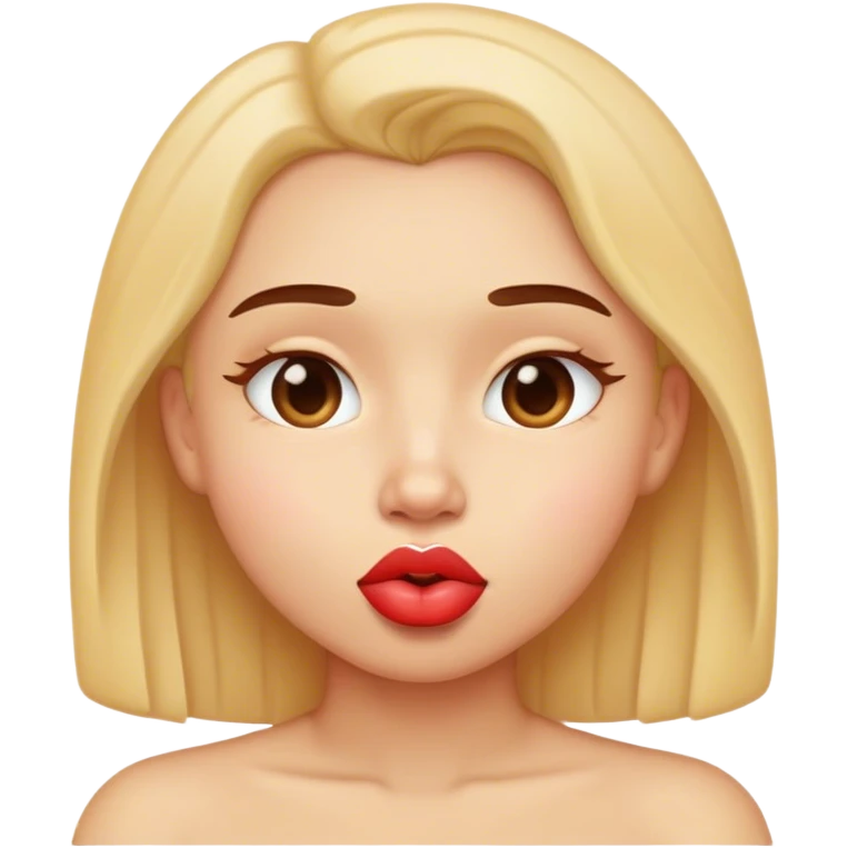 Kissy face emoji