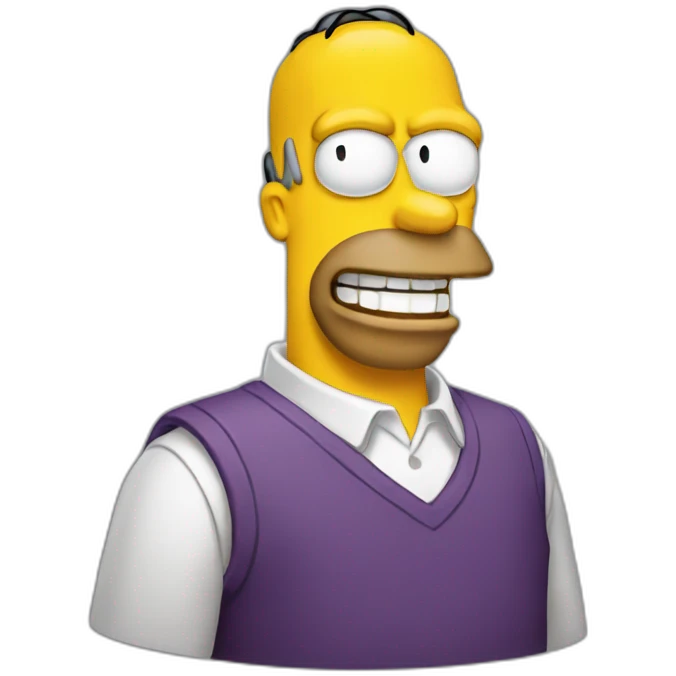 homer smile emoji