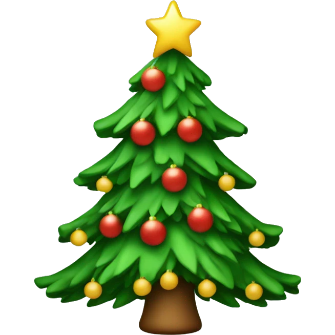 Christmas tree emoji