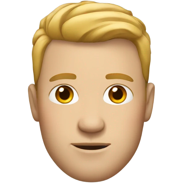 White man with low taperfade  emoji