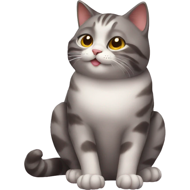 Cat give flying kiss emoji