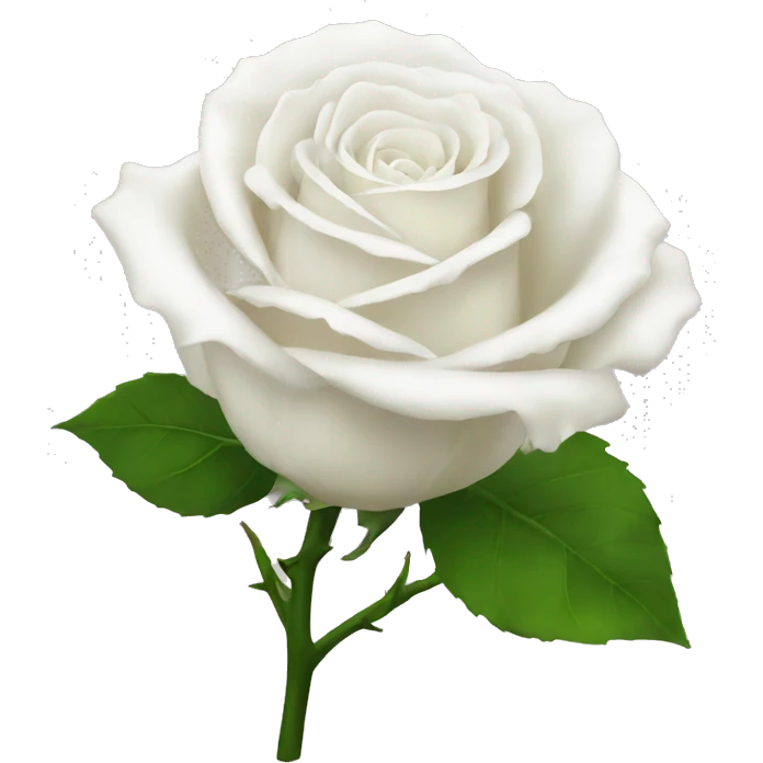 White rose emoji