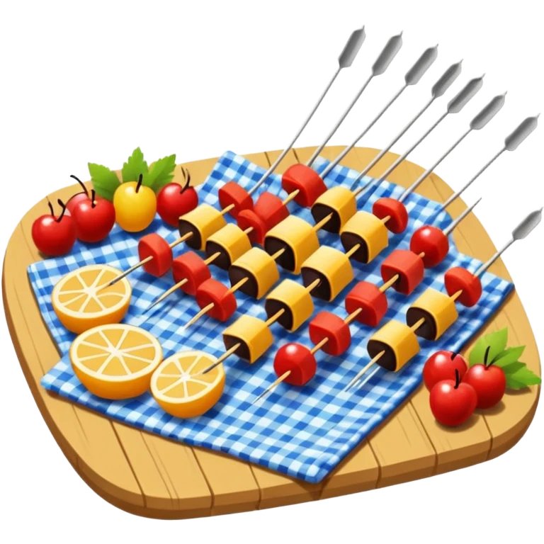 پیک نیک با سیخ و سنجاق emoji
