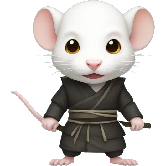 Albino rat ninja  emoji