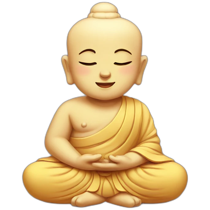 cute buddha emoji