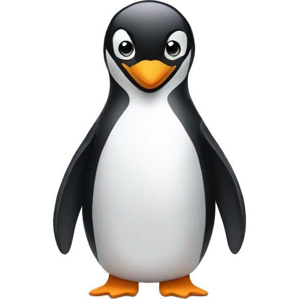 Penguin wearing a dress emoji