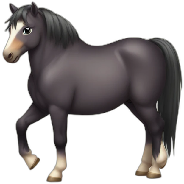 Pony Fat emoji