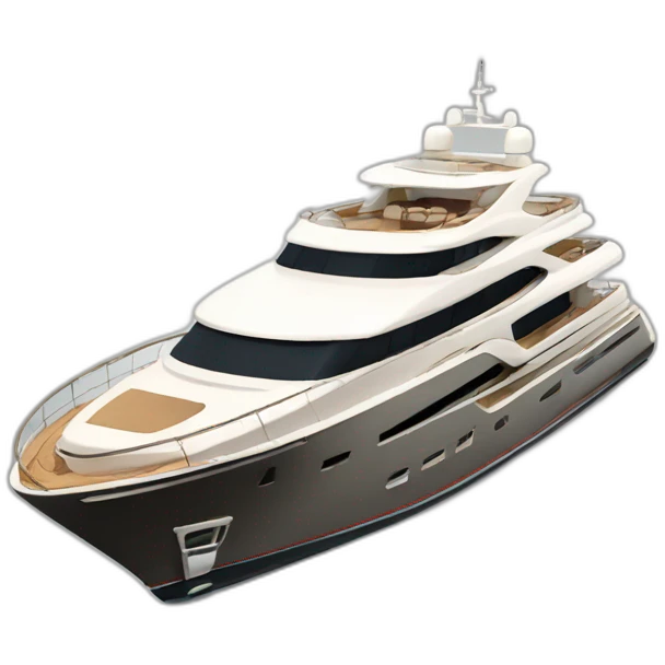 a luxury yacht emoji