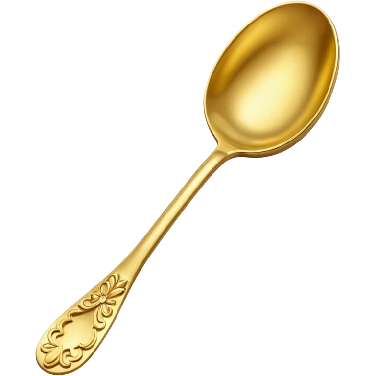 gold spoon emoji