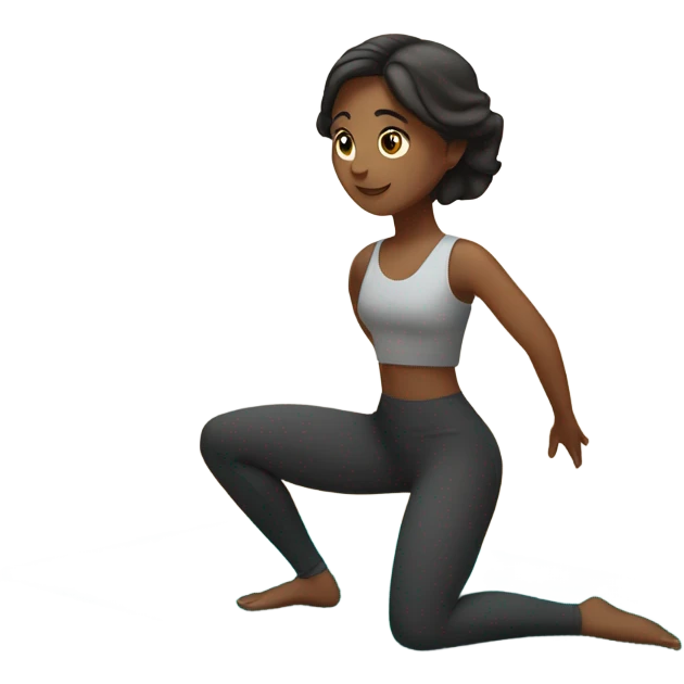 Pilates girl emoji