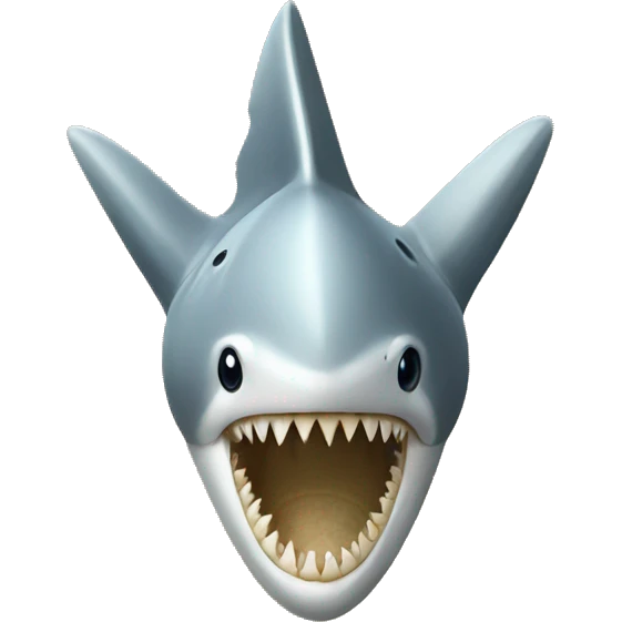 shark tooth fossil emoji