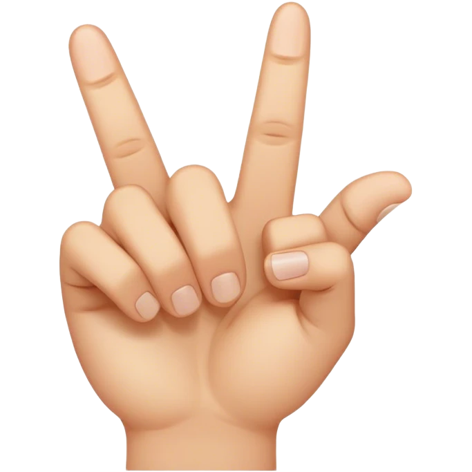 Showing the middle finger emoji
