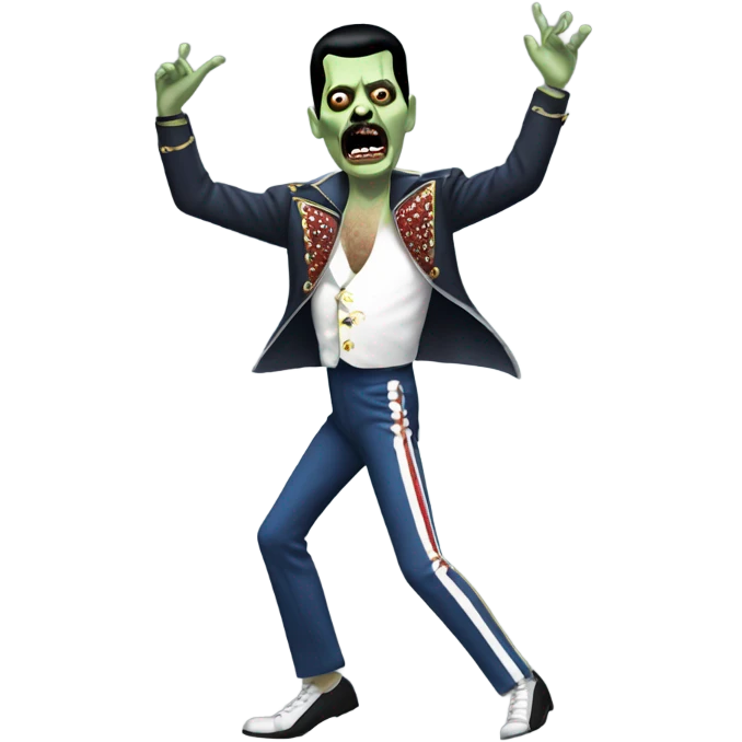 freddie mercury zombie dancing emoji