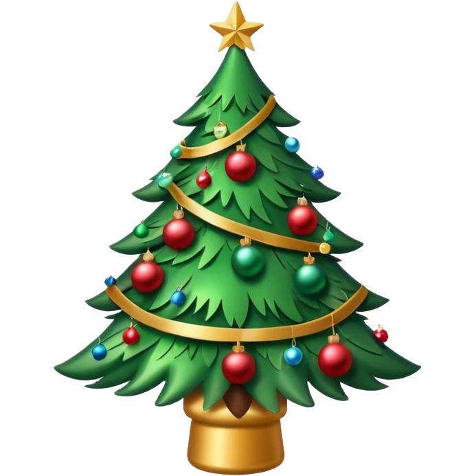 Christmas tree emoji